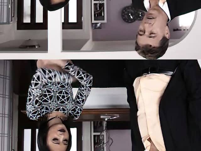 Petite goth Holly Hendrix anal pounded by throbbing cock