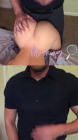 Deplete Dad's blue balls - Messy talk with intensive climax