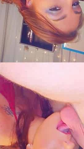 Very yummy amateur redhead blowjob