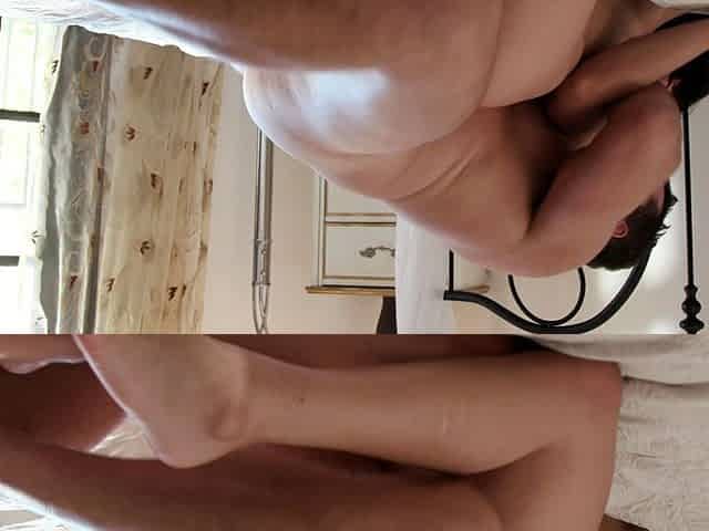 Petite small tit babe with perfect pussy masturbates