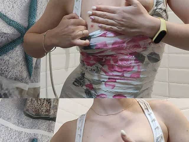 Titty Fuck Between Milky Tits 4K