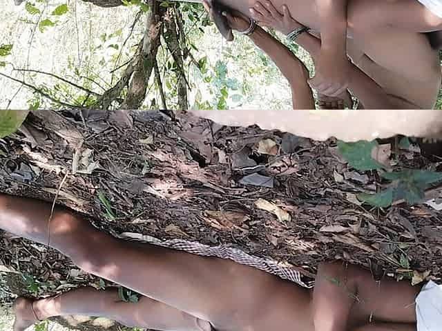 An Indian Desi Girl Was Hardcore Fucking with Her Boyfriend in Jungle