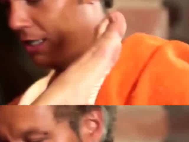 creampie Oily BBW Fatsitting Skinny Masseur
