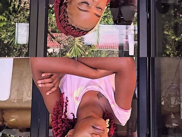This EBONY TEEN let me stretch her PUSSY