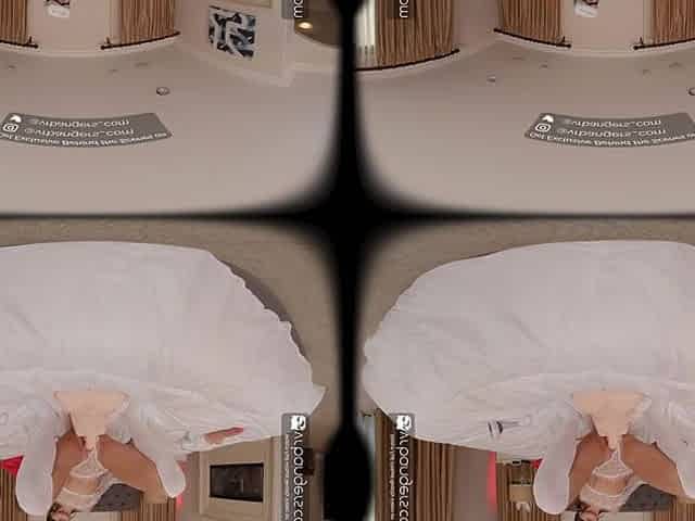 VR Bangers: Teen Brunette hair Masturbates In VR Headset Then Bangs Stepbrother In VR Porn