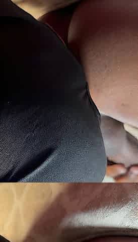 Hawt Up Close Black Rimjob