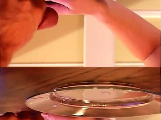 Blonde girl pov blowjob and cumshot