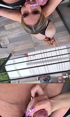 Vanessa Bohorquez Hot Balcony Fuck