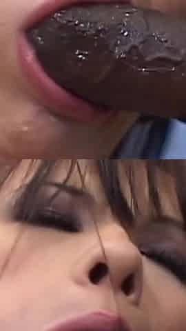 Fishnet brunette anally fucked from his BBC