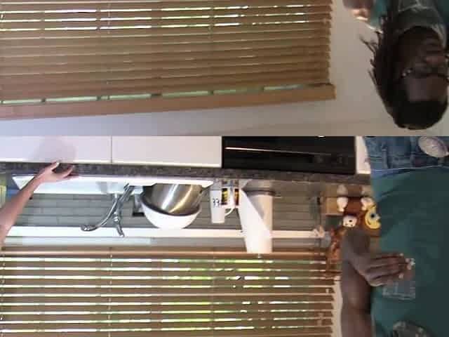 Black stud drills stepsons warm step mom and sister in