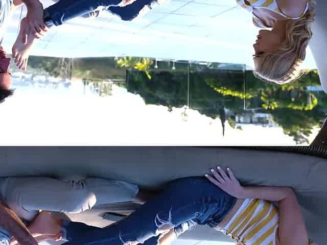 Riding A Big Cock After A Footjob By Blonde Anastasia Knight
