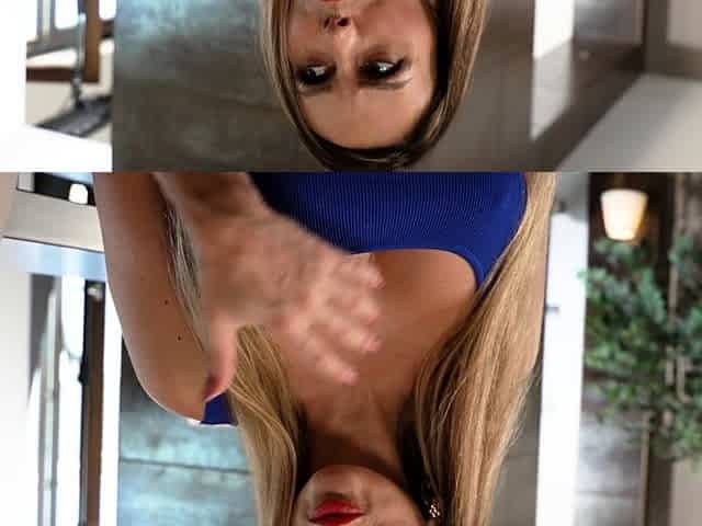 Naughty Hottie Karina King Rubs Big Dick With Her Big Boobs