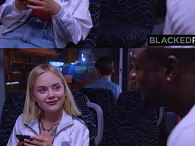 Interracial double penetrating with Emily