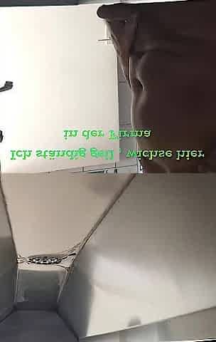 Wanking in the baths, public