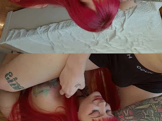 Redhead Next Door Goes From On Her Knees to Owning U on Top