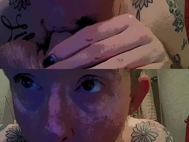 FTM Oral Packer, Filthy Blow job, Spit, Eye Contact