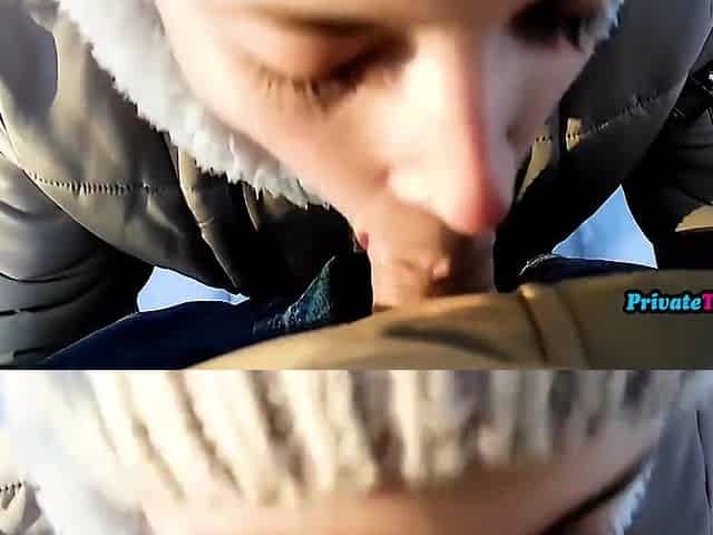 Outdoor Blowjob By Stepsister Russian Is My Favorite - Miha Nika