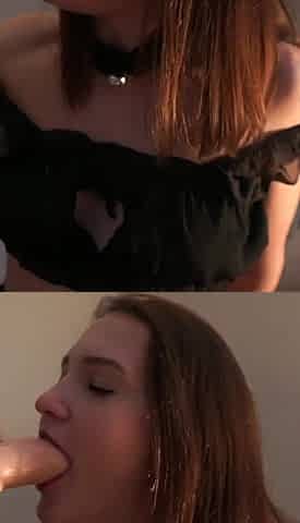 Squirt Evening with Huge Dildo!