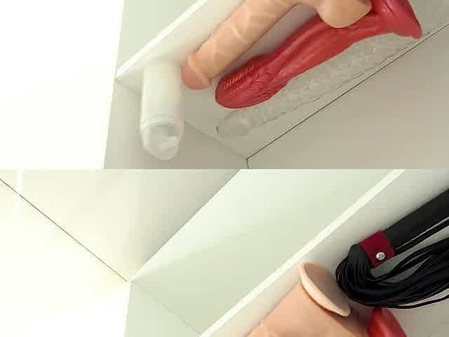 Large Sex-toy In My butt Makes Me Shriek...