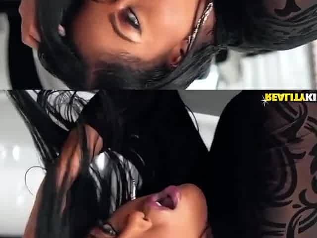 Moriah Mills - Busty Mocha Milf With Tattoo On The Ass Getting Nailed By Pink Dick
