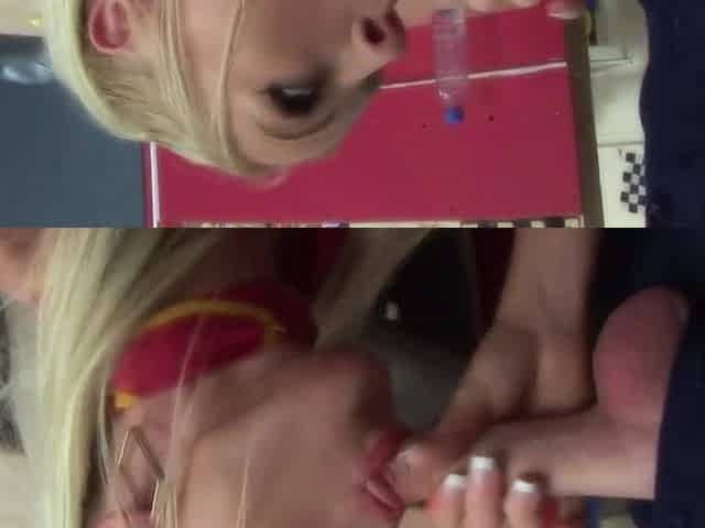 Horny XXX Industry Star Oral Skills on Display