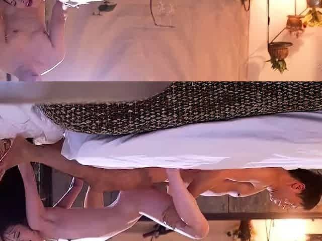 Kinky double japanese blowjob and hardcore fucking session