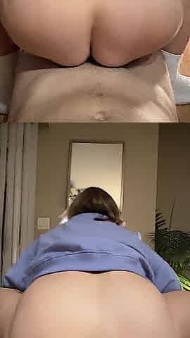 Lustful mother I'd like to fuck squat screwing knob, impure creampied shaggy snatch