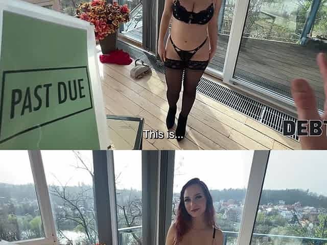 DEBT4k. Her Worst Surprise. Hot sex with Jessie Clark