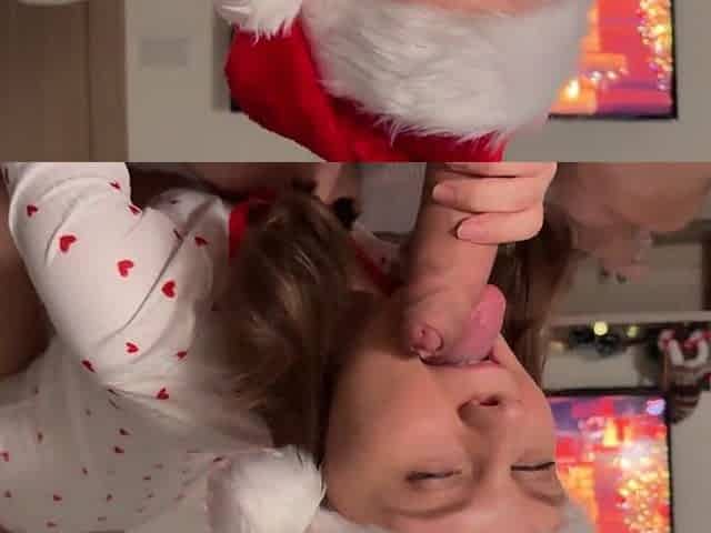Gentle Recent Year's oral-sex and sex with a cute real angel