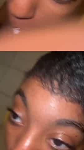 Ebony Teen Girl Here Waiting to Get Throat Fuck