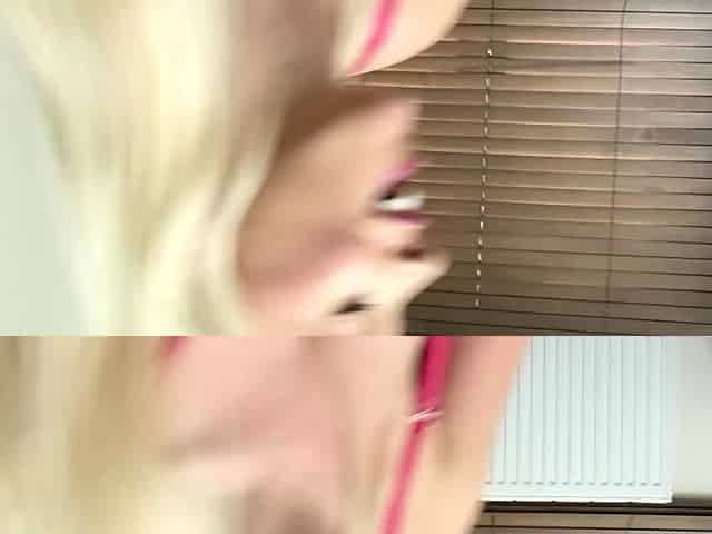 Pierced wife fucks dick on webcam