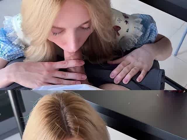 Sexy Petite Blonde Teen Screwed Hard And Gets Mouthful