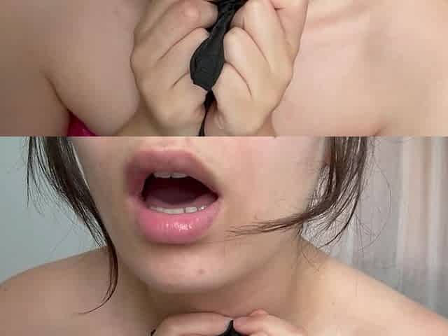 I Am Getting Excited in Colorful Gloves and Masturbating a Monster Cock