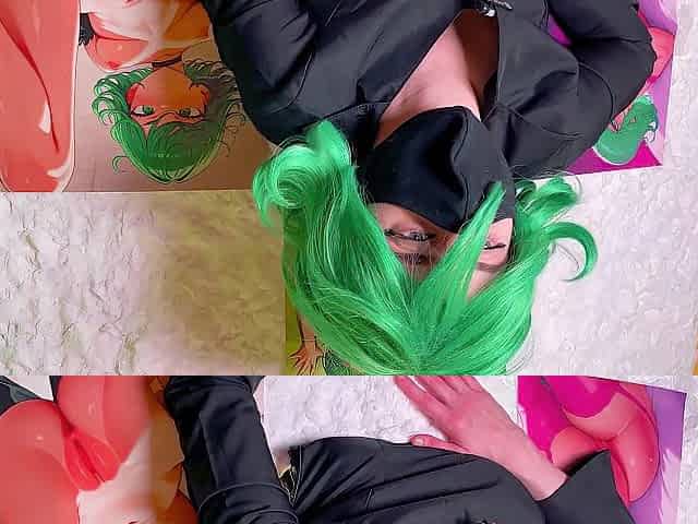 Tatsumaki Stuck in Wall Cosplay - Twat Filled with Creampie