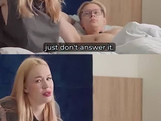 Blonde Busty Stepmother Shares Bed With Stepson