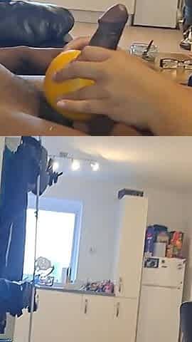 Wild English Bbw BBC Nata4sex Amazing Fruit Sex Multiple Orgasm Cumshot