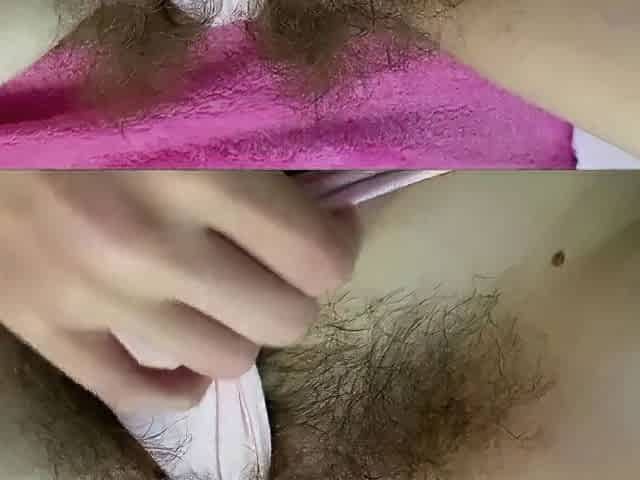 unshaved bush large clitoris