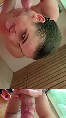 Amateur blondes pov blowjob and hardcore fun with lucky dude