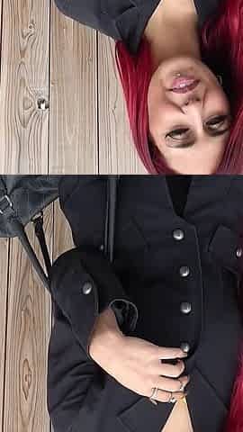 German Scout - Big Saggy Tits Redhead Teen Dani Luve Pickup and Casting Fuck