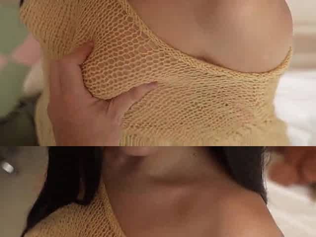 Oriental woman is shy in advance of having sex after school.