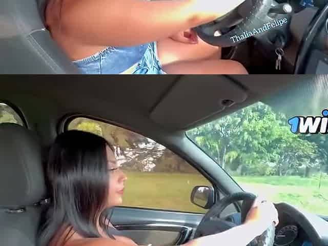 Thalia And Felipe - I Managed To Seduce The Driving Instructor To Pass My Driving Test