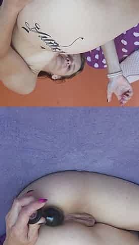 Anal Playing with Toy