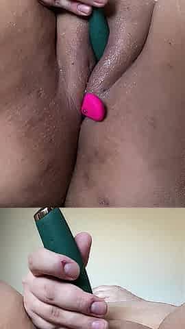 Plump woman plays until that babe cums