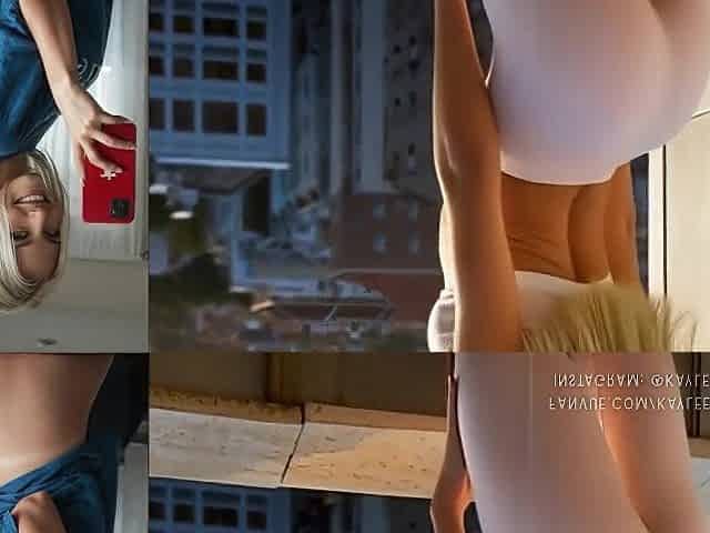 Consummate Golden-haired Butt Compilation - AI Generated