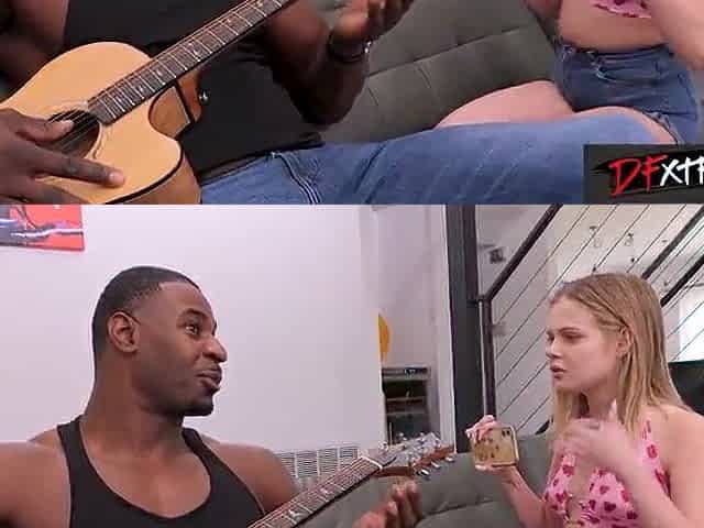 DFXTRA - Roommate Gives In to COCO LOVELOCKs Kinky Footjob & Vagina Pounding