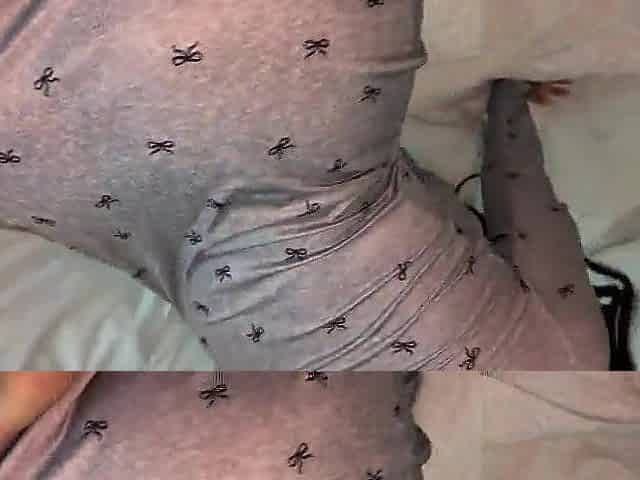 My stepmom's giant booty actually stands out in these pajamas