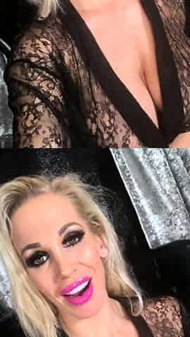 Hot blonde with big boobs solo