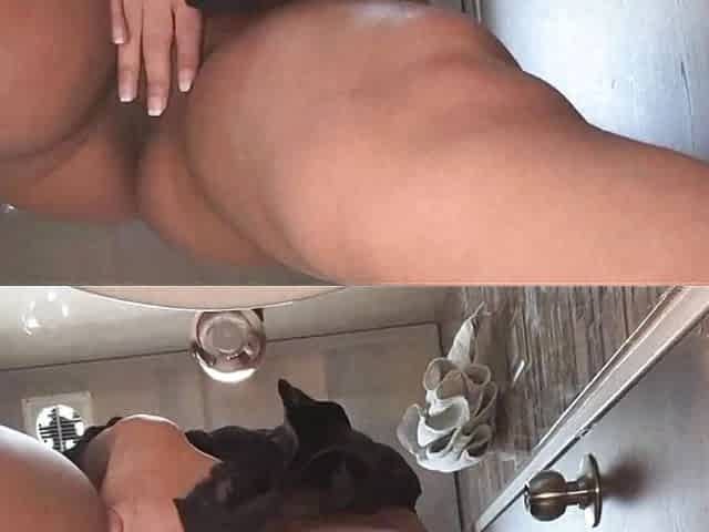 "WHILE BRUSHING HER TEETH STEPMOM IS RECORDED"