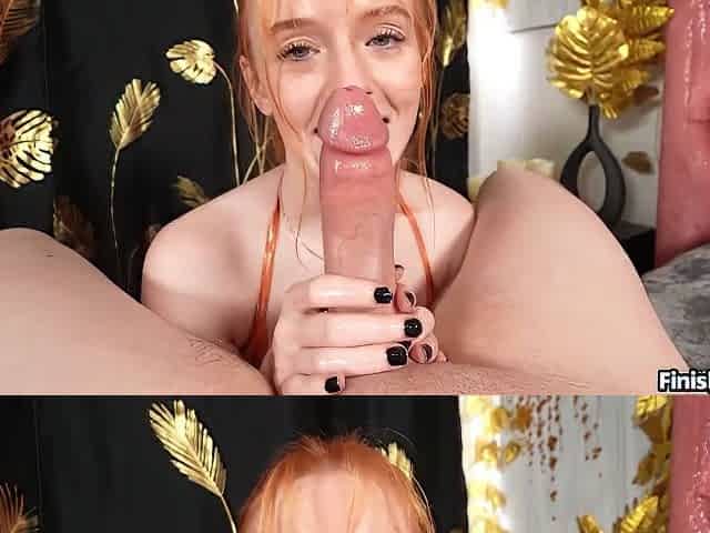 Teen 18+ Redhead Pov Handjob - Madi Collins