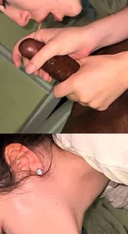 Amateur webcam blowjob and cumshot